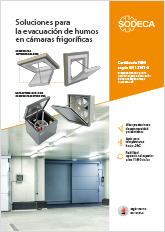 SOLUCIONES PARA LA EVACUACIÓN DE HUMOS EN CÁMARAS FRIGORÍFICAS